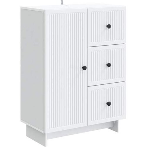 vidaXL Kreveta Bijela 66 x 34 5 x 90 cm Konstruirano drvo - Bijela Cijene