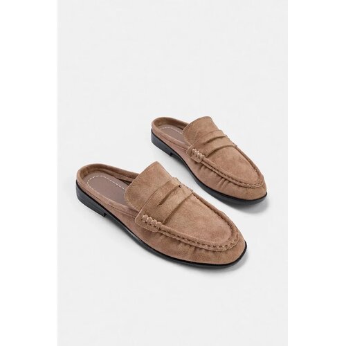 Trendyol ženski loafer Takss26La00018, mink Slike