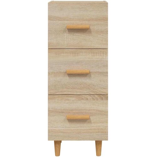  Komoda boja hrasta sonome 34,5x34x90 cm od konstruiranog drva Slike