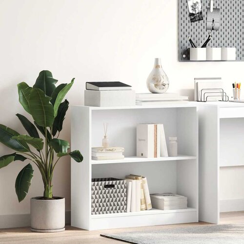  Polica za knjige bijela 80x24x75 cm izrađeno drvo Cijene