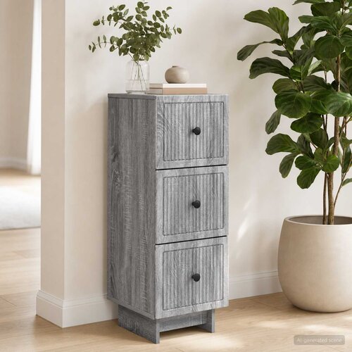  Ormar s ladicama Siva sonoma 33 x 34,5 x 90 cm Cijene
