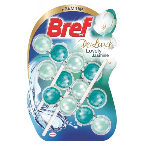 Bref WC kuglice Deluxe jasmine lovely, 3x50g Slike
