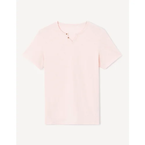 Celio Cotton T-shirt Jenecko - Men's