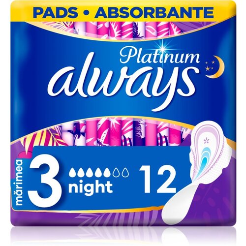 Always platinum Night Size 3 vložki za noč 12 kos Cene
