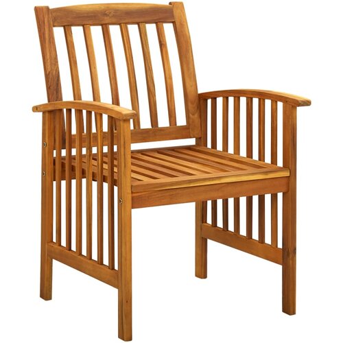  3058091 9 Piece Garden Dining Set with Cushions Solid Acacia Wood (45963+312128+2x312129) Slike