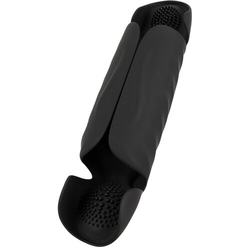 Rebel Vibrating Penis Trainer with 3 Point Stimulation Black Slike
