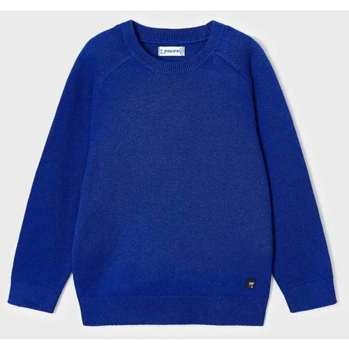 Mayoral Dječji pulover s postotkom vune boja: tamno plava, lagani