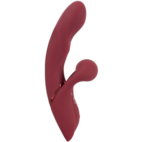 Javida 2 Function Rabbit Vibrator Vibration &amp;amp; Thumping Red Slike