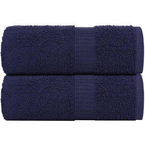  Ručnici za goste FROGN 2 kom. tamnoplave boje 30x50 cm 360 g/m&amp;sup2; Slike