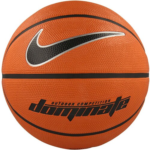 Nike košarkaška lopta DOMINATE 8P 05 AMBER/BLACK/MTLC PLA N.KI.00.847.05 Slike