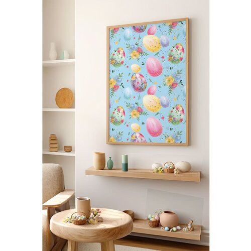 WALLXPERT Arteastermodel15-5070 Vi&scaron;enamenska Dekorativna Slika u Ram Cene