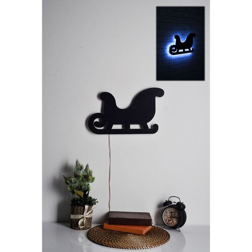 Wallity Zidna LED dekoracija Sled 2, 40 x 40 x 2 cm, 20.16 W, Plava Cene