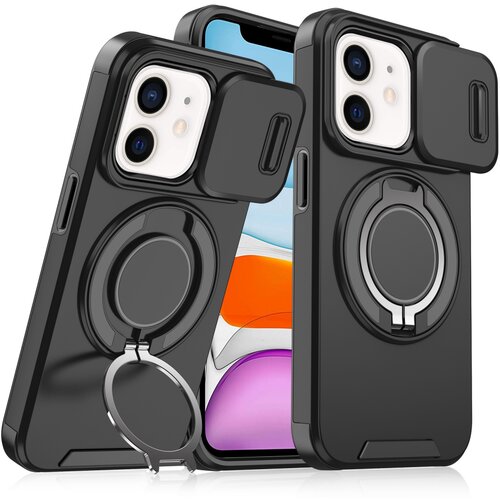 Torbica camshield ring stand za iphone 11 6.1 crna Slike