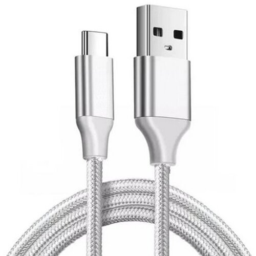 Optimus usb data kabel (1.5m, usb-c na usb-a, pleteni/najlon, bijeli) Cene