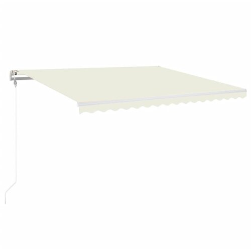Maison Chic Avtomatsko zložljiva tenda - Senčniki 400x350 cm krem, (22041393) Slike