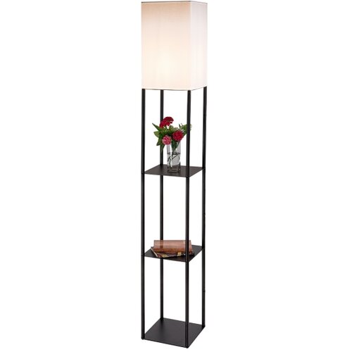  Brilagi - Stojeća lampa sa policama GRADUS 1xE27/40W/230V 150 cm crna/bela Slike
