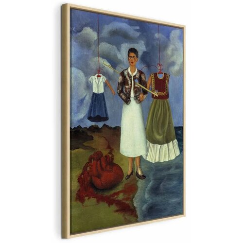  Slika - Frida Kahlo – Memory (The Heart) 40x60 U prirodnom drvenom okviru Cene