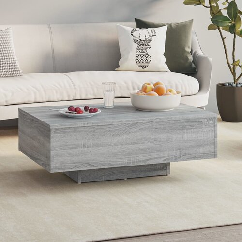 Furnova Klubska mizica siva sonoma 85x55x31 cm konstruiran les, (21913540) Cene