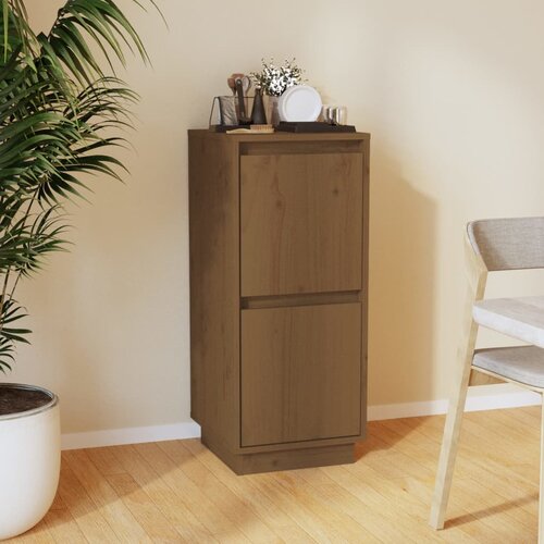 VidaXL Komoda smeđa boja meda 31,5 x 34 x 75 cm od masivne borovine Slike