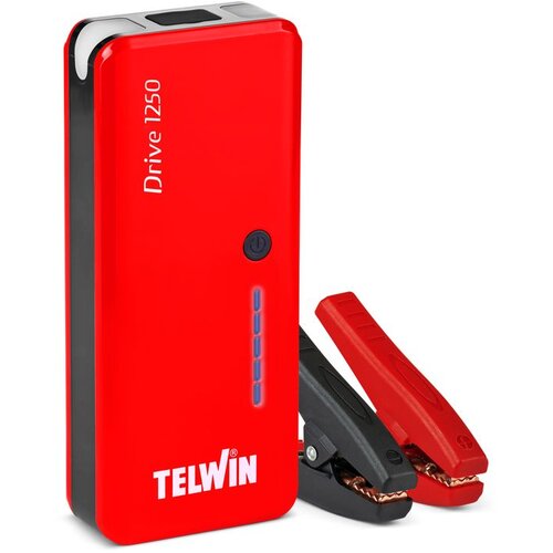 Telwin DRIVE 1250 starter akumulatora i powerbank 12 V, 1250 A, 9000 mAh Slike