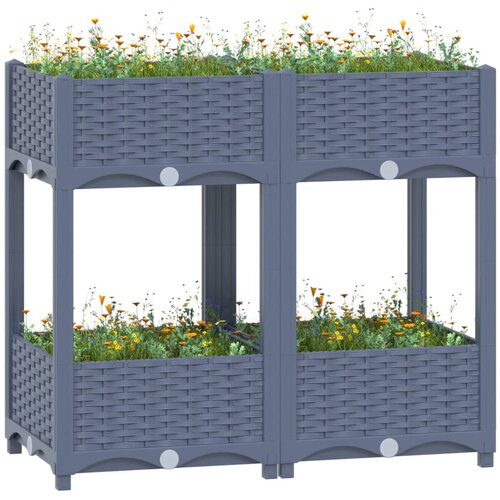 Furnova Visoka greda 80x40x71 cm polipropilen, (21920809) Cene