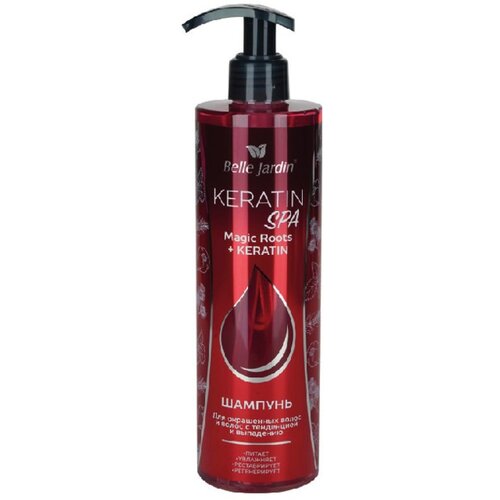 Belle Jardin &amp;Scaron;ampon za kosu &amp;bdquo;Magični koren i Keratin&amp;ldquo; Keratin Spa 400ml Slike