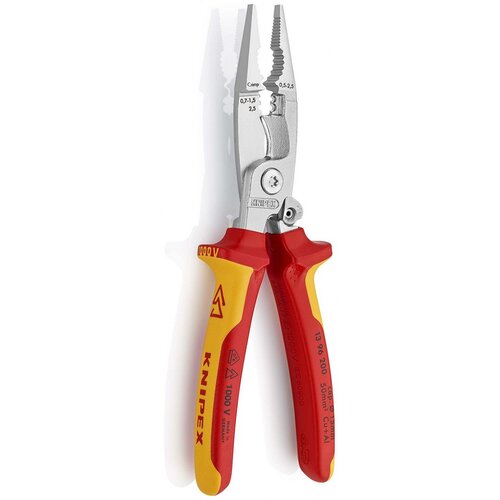 Knipex KLIJE&amp;Scaron;TA ELEKTROINSTALACIJSKA MULTIFUNKCIONALNA S KOČNICOM 13 96 200 KNIPEX Slike