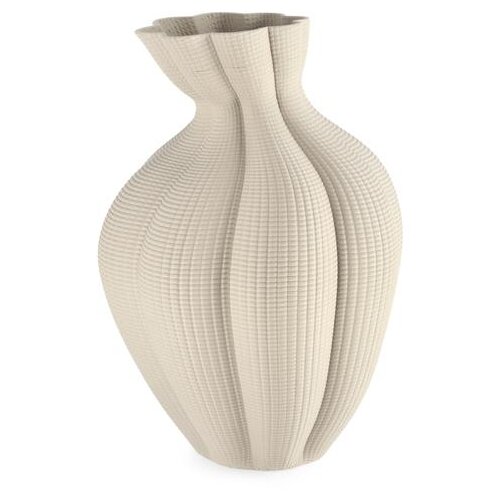  VAZA REIKO ZAOBLJENA 39CM BEŽ Slike