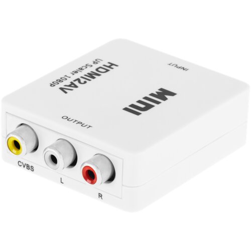 Cabletech pretvarač signala HDMI utičnica - AV utičnica - CHINCH CVBS + AUDIO Slike