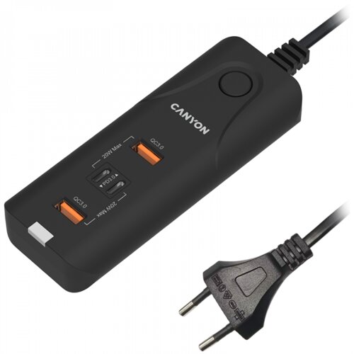Canyon charger H-10 PD 20W QC 3.0 18W 2USB-A... Slike