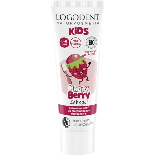 Logona Kids Happy Berry zobna pasta - 75 ml Slike