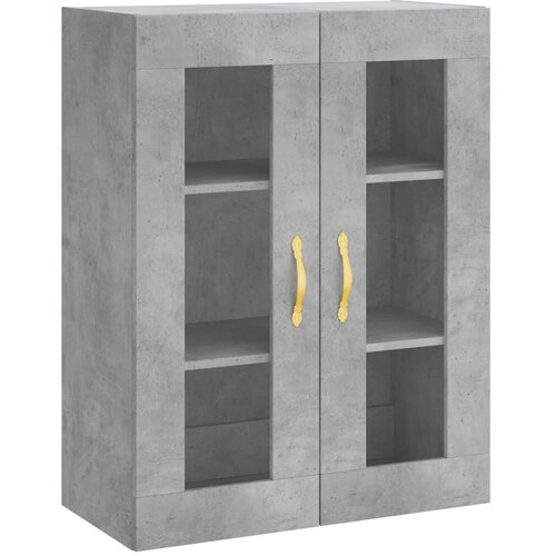  Visoka komoda siva betona 69,5x34x180 cm od konstruiranog drva Slike