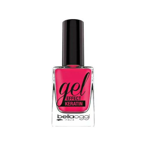 bellaoggi Gel Effect Keratin Nail Polish - Pink Neon