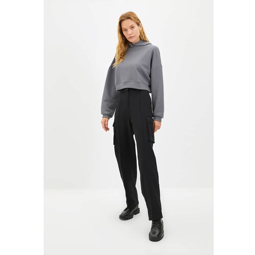 Trendyol black double pocket trousers Slike