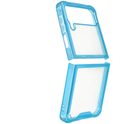 maska za telefon Clear TPU za Samsung Z Flip 4 plava Slike