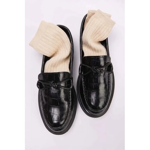 Trendyol Shoes Ženske mokasine Takss26La00004, Crne Cene