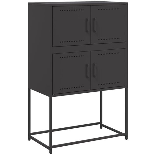 Maison Chic Komoda - Predalnik črna 68,5x38,5x107 cm jeklo, (21715564) Slike