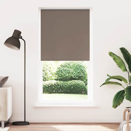 Rolo zavjesa za zamračivanje boje kave 115x230 cm &amp;Scaron;irina tkanine 110,7 cm Poliester Slike