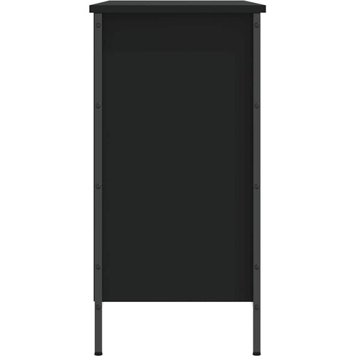  za cipele crni 100 x 35 x 70 cm od konstruiranog drva Slike