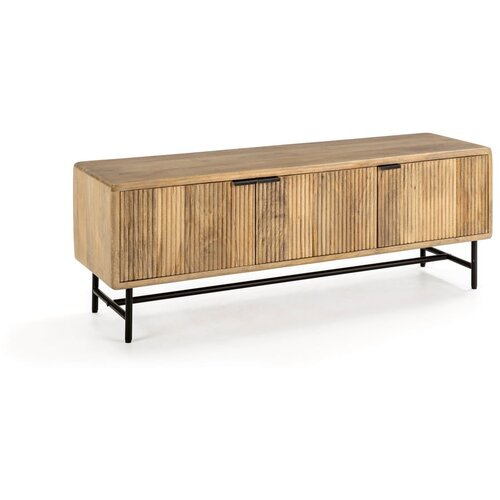 Marckeric TV omarica iz masivnega manga v naravni barvi 145x50 cm Mundra &amp;ndash; Slike