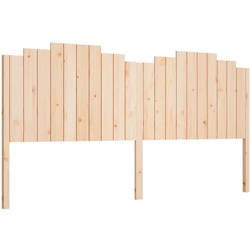 Maison Chic Posteljno vzglavje - Vzglavna omarica 206x4x110 cm trdna borovina, (22077521) Slike