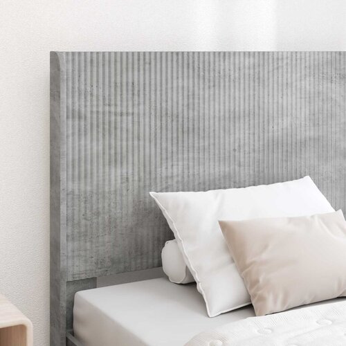  Okvir za krevet s pohranom i uzglavljem Betonska siva - Betonska siva 75 x 190 cm Slike