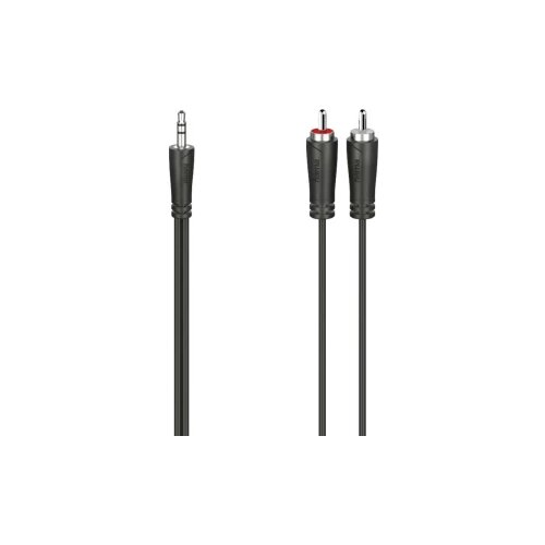 Hama 00200721 utičnica / Cinch audio priključni kabel [1x 3,5 mm banana utikač - 2x muški cinch konektor] 5 m crna Cijene
