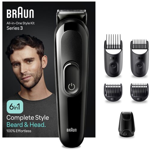 Braun series 3 3420 all-in-one style kit 6-u-1 za ure&amp;Auml;ivanje brade i kose Slike