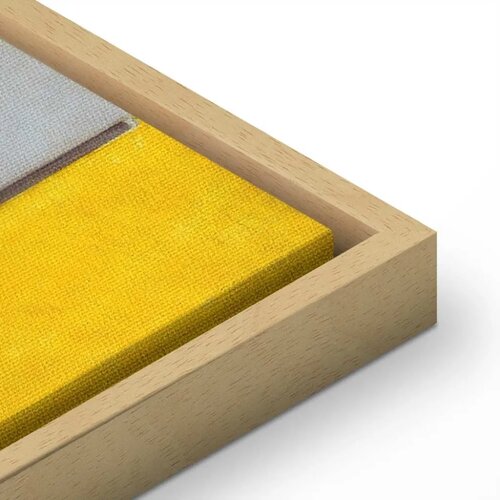  Slika - Piet Mondrian &amp;ndash; Composition A 80x80 U prirodnom drvenom okviru Slike