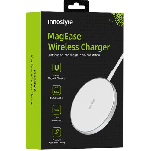 Innostyle MAGEASE INDUKCIJSKI BREZŽIČNI POLNILEC ZA IPHONE MAGSAFE MAGEASE 15W WHITE, (21748365) Cene