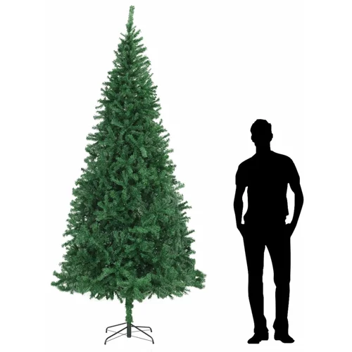 vidaXL Umjetno božićno drvce 300 cm zeleno