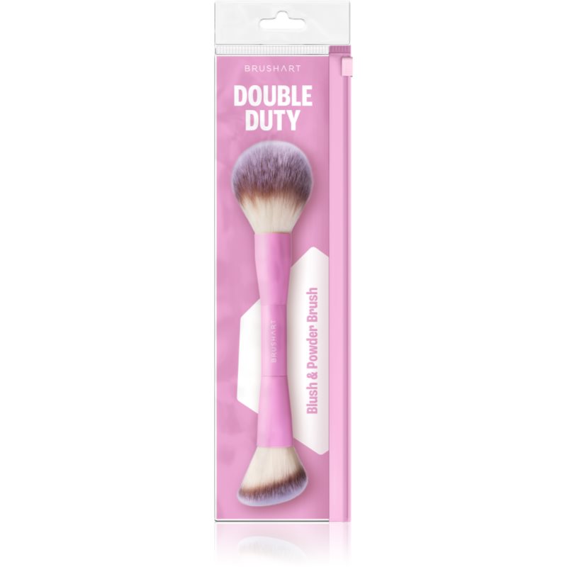 BrushArt Double Duty Blush &amp;amp; Powder brush kist za rumenilo obostrani 1 kom Slike