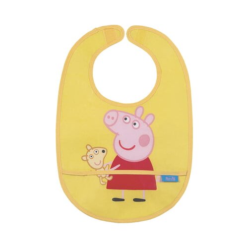 Petit Jour Peppa Pig - slinček za hranjenje, rumen Cene