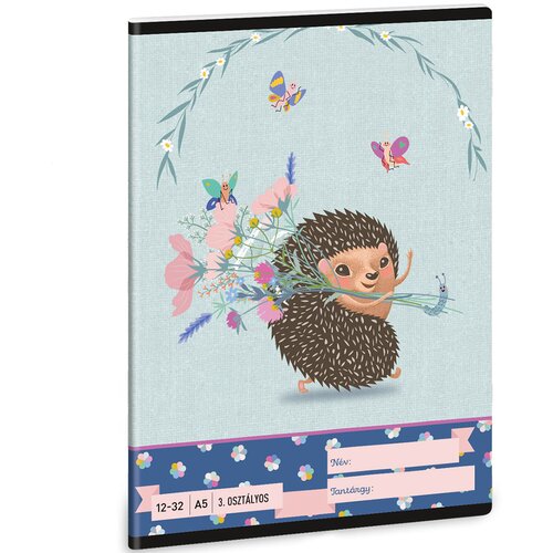 Ars Una Fresh Flowers A/5 linirana bilježnica za 3. razred 12-32 Cijene